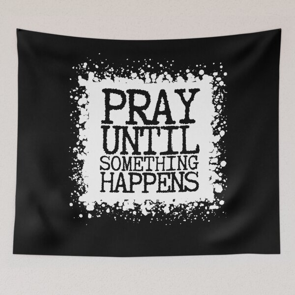 Item preview, Pray Until Something Happens BLWBG Typewriter Font designed and sold by GFamilyC.