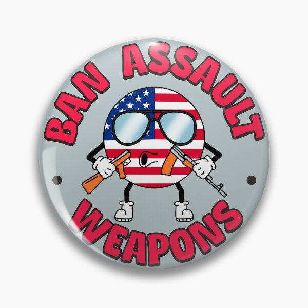 Item preview, Ban Assault Weapons - Support Gun Control designed and sold by Picket Club.