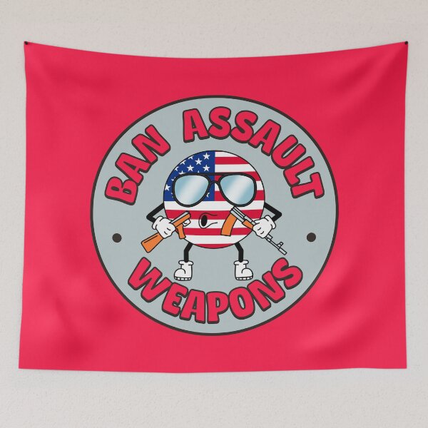 Item preview, Ban Assault Weapons - Support Gun Control designed and sold by Picket Club.