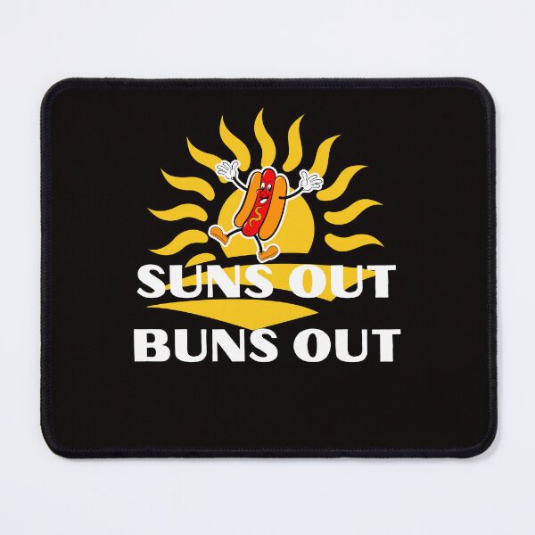 Item preview, Funny Suns Out Buns Out Summer Hamburger Hotdog Picnic designed and sold by MagicSD Designs.
