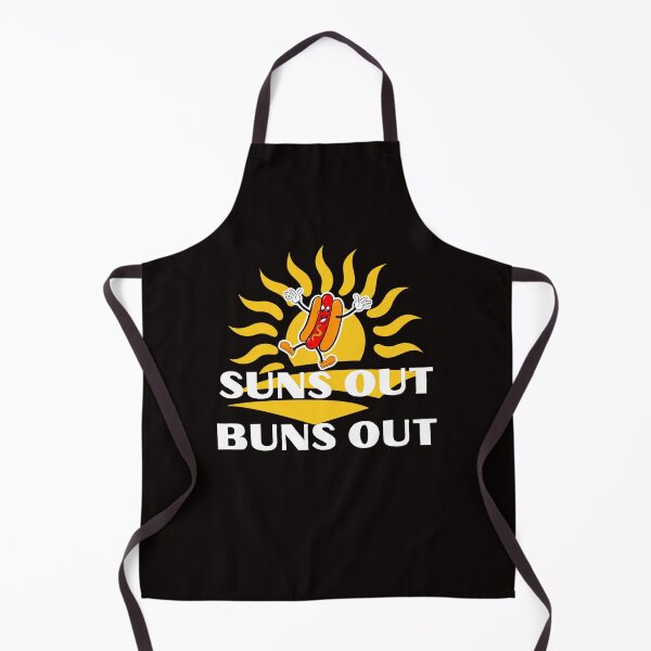 Item preview, Funny Suns Out Buns Out Summer Hamburger Hotdog Picnic designed and sold by MagicSD Designs.