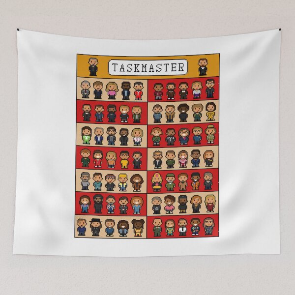 Item preview, Pixel Art Taskmaster series 1-14 design New.  designed and sold by LlewellynEm.