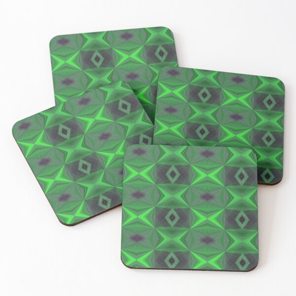 Item preview, Green + Purple Block Patterns designed and sold by kristalcurt.
