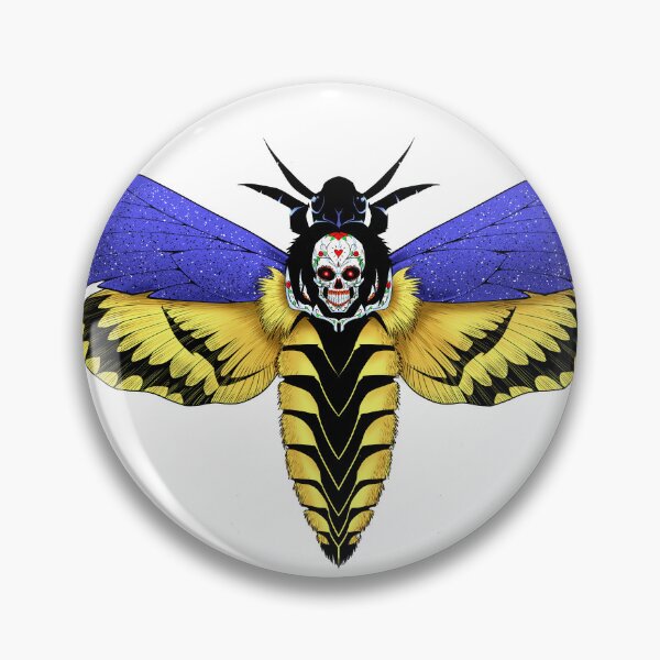Item preview, Deathshead Moth (day of the Dead) designed and sold by BrainFever.