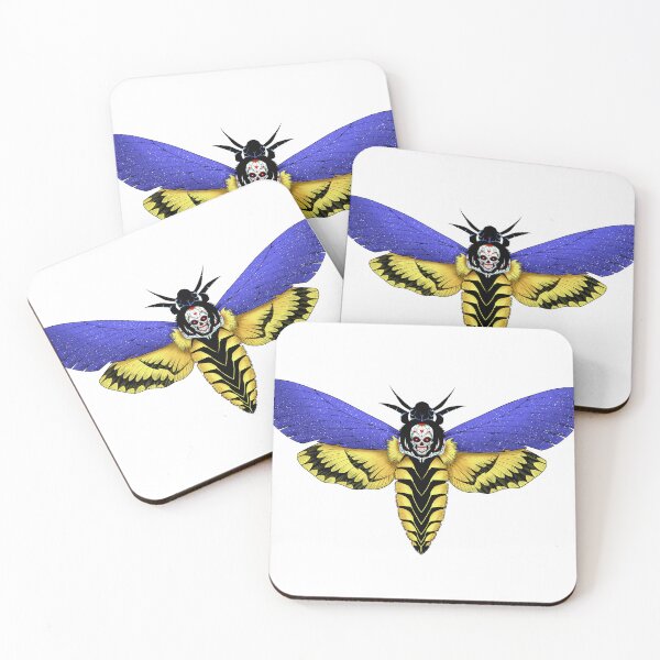 Item preview, Deathshead Moth (day of the Dead) designed and sold by BrainFever.