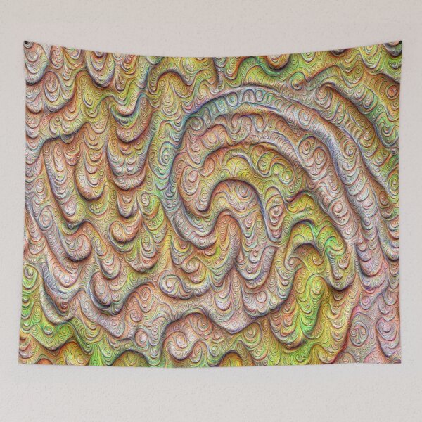 Item preview, Frozen spring wave #DeepDream #Art | Sasalusais pavasara vilnis designed and sold by blackhalt.