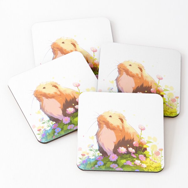Item preview, Guinea pig in the meadow  designed and sold by thoruart.