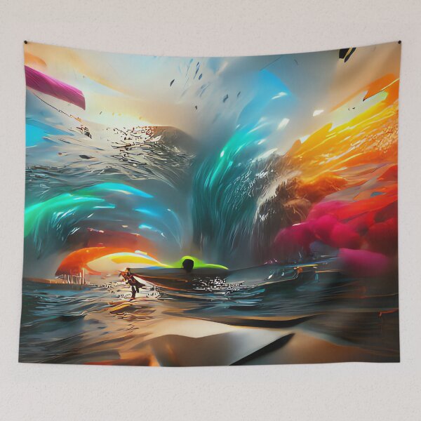 Item preview, Surfing Digital Art Design  designed and sold by MuyPH.