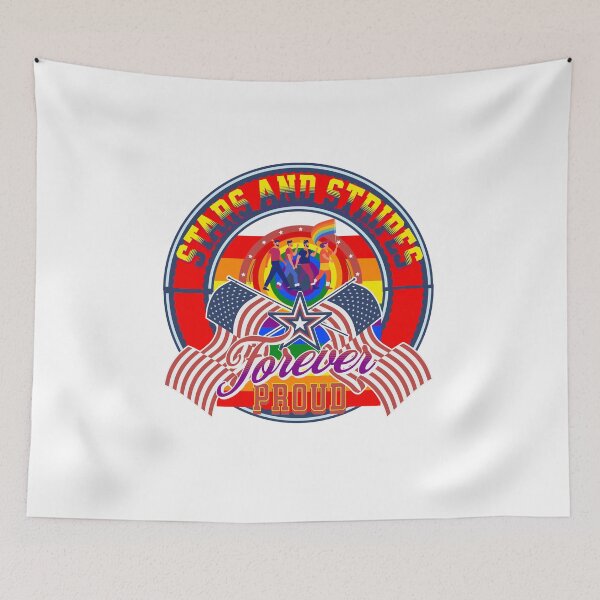 Item preview, Forever Gay Pride and a Proud 4th of July designed and sold by M Cristian.