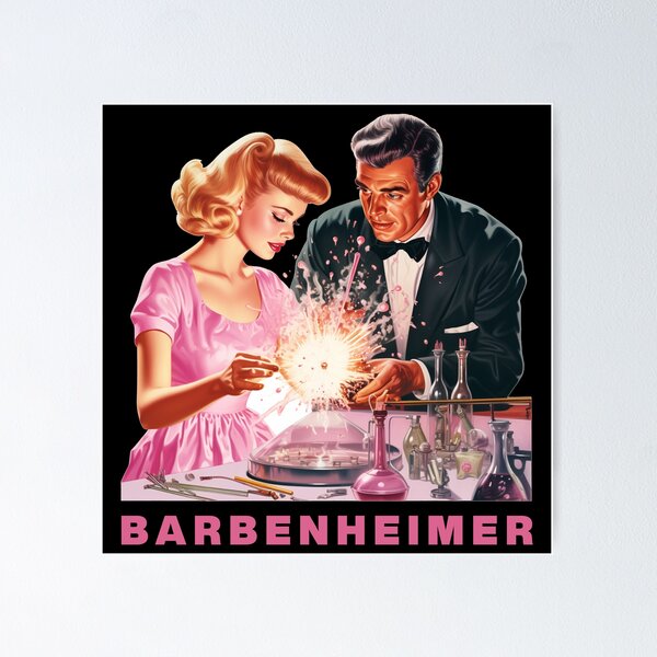 Item preview, ORIGINAL BARBENHEIMER 2023 designed and sold by Retro Travel Design.