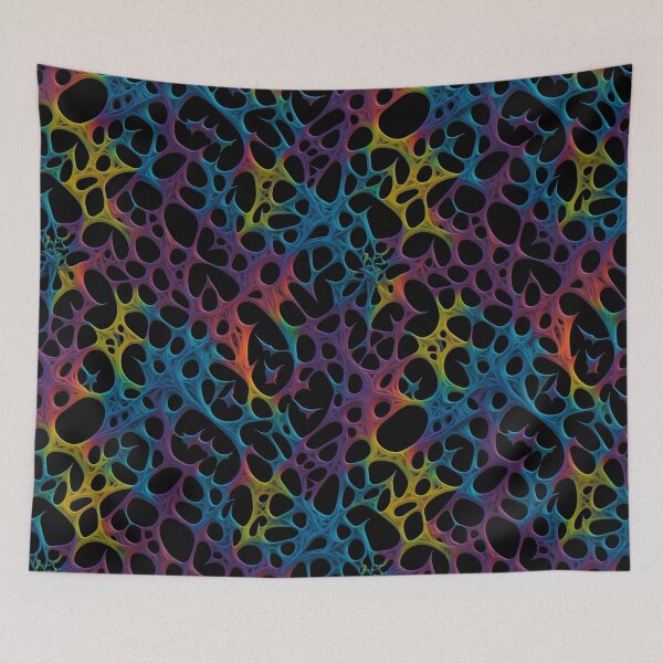 Item preview, Dynamic Fractal Geometry: Vibrant 3D Puzzle Abstraction designed and sold by DesignArtEmpire.