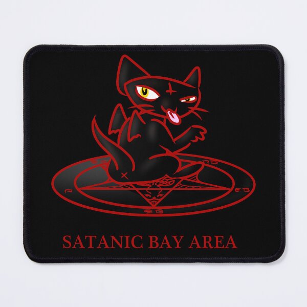 Item preview, Satanic Bay Area Sassy Cat designed and sold by BlackMassAppeal.