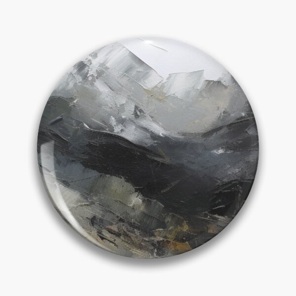 Item preview, Black Mountainscape Canvas Print designed and sold by artbybodhi.
