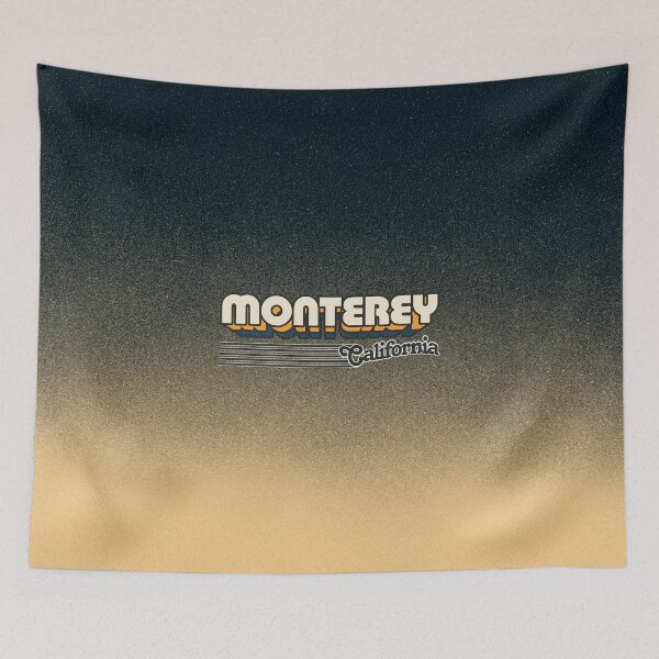 Item preview, Monterey, California | Retro Stripes designed and sold by retroready.