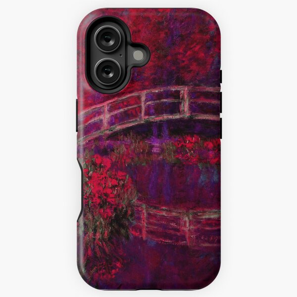 Item preview, Monet The Japanese Bridge (The Bridge in Monet's Garden) jewel tones designed and sold by PureVintageLove.