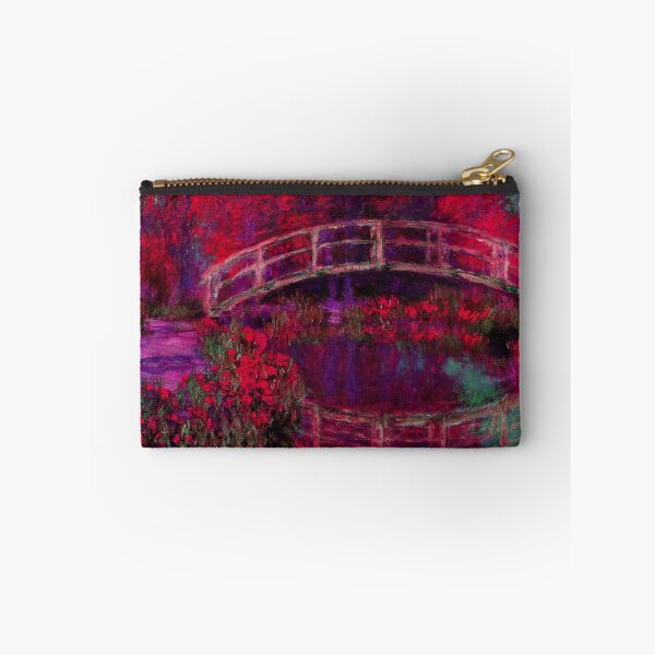 Item preview, Monet The Japanese Bridge (The Bridge in Monet's Garden) jewel tones designed and sold by PureVintageLove.