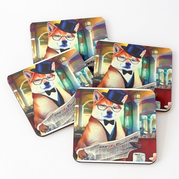 Item preview, Shiba inu portrait  designed and sold by Witty-Kids.