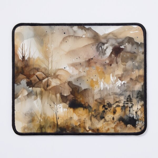 Item preview, Brown Mountainscape Canvas Print designed and sold by artbybodhi.
