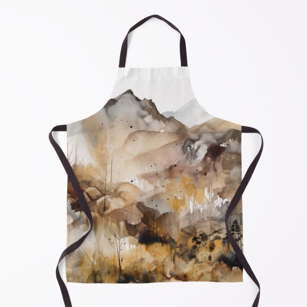 Item preview, Brown Mountainscape Canvas Print designed and sold by artbybodhi.