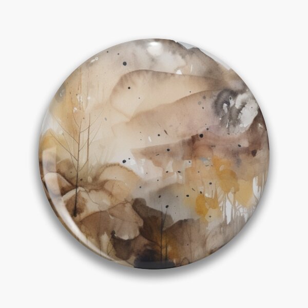 Item preview, Brown Mountainscape Canvas Print designed and sold by artbybodhi.