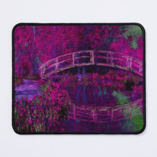 Item preview, Monet The Japanese Bridge (The Bridge in Monet's Garden) purple designed and sold by PureVintageLove.