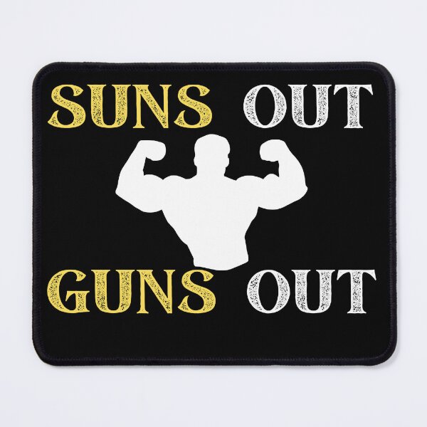 Item preview, Funny Suns Out Guns Out Summer Workout Body Builder Biceps designed and sold by MagicSD Designs.
