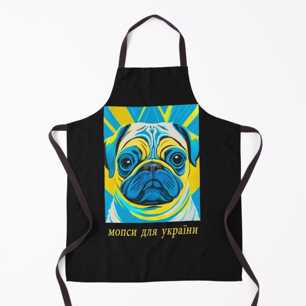 Item preview, Pugs for Ukraine in Ukrainian 2 designed and sold by RedBluffTraders.