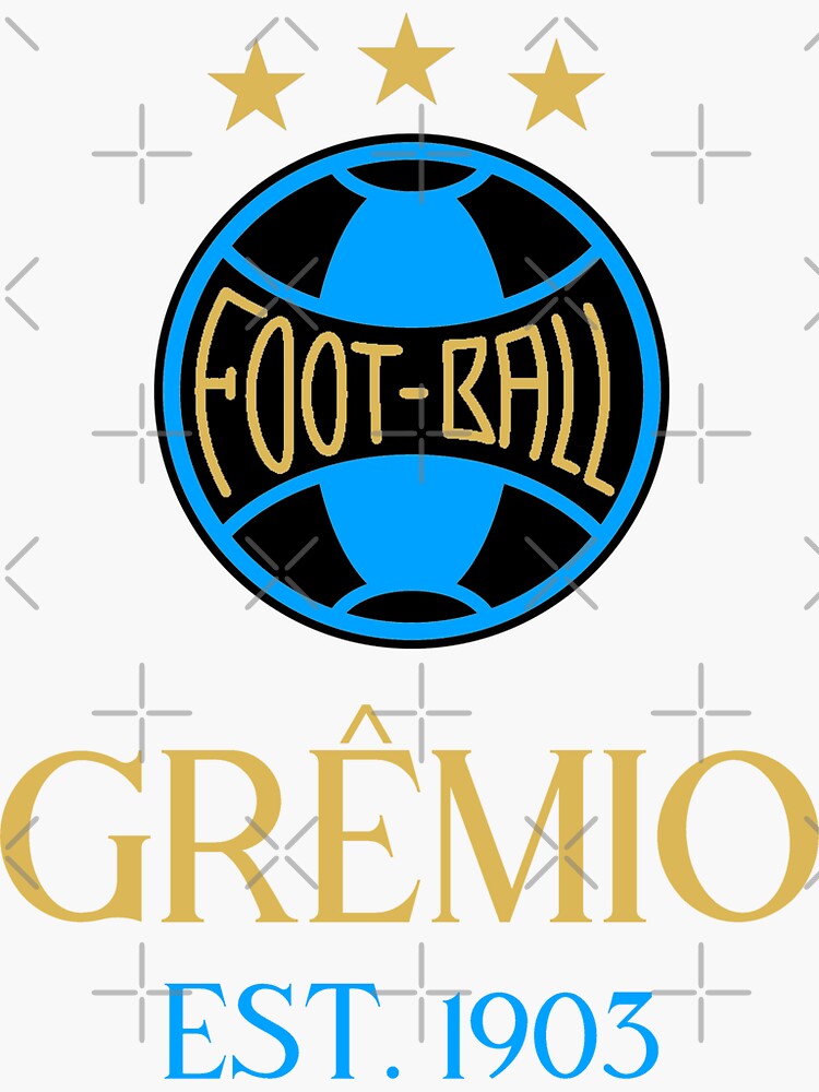 Grêmio campeão mundial de futebol Sticker for Sale by Gutto75