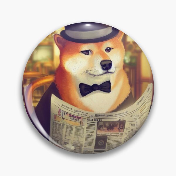 Item preview, Shiba inu portrait  designed and sold by Witty-Kids.