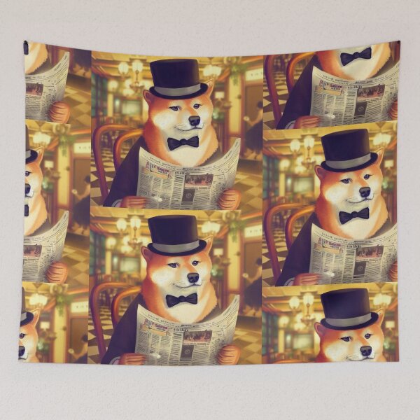 Item preview, Shiba inu portrait  designed and sold by Witty-Kids.