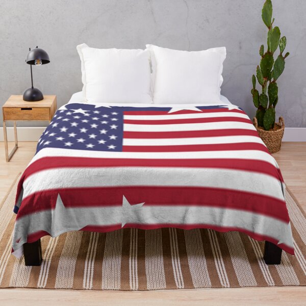 Item preview, BLUE AMERCANA WHITE STARS JULY 4TH FLAG ART designed and sold by sharlesart.