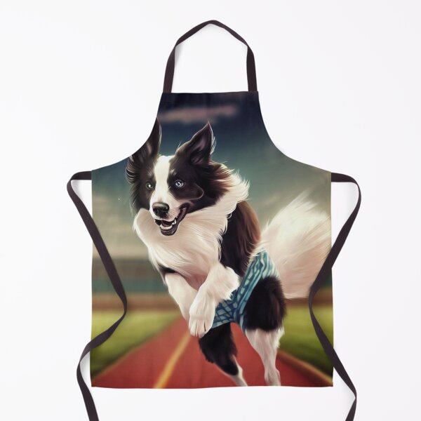 Item preview, Border colie portrait designed and sold by Witty-Kids.