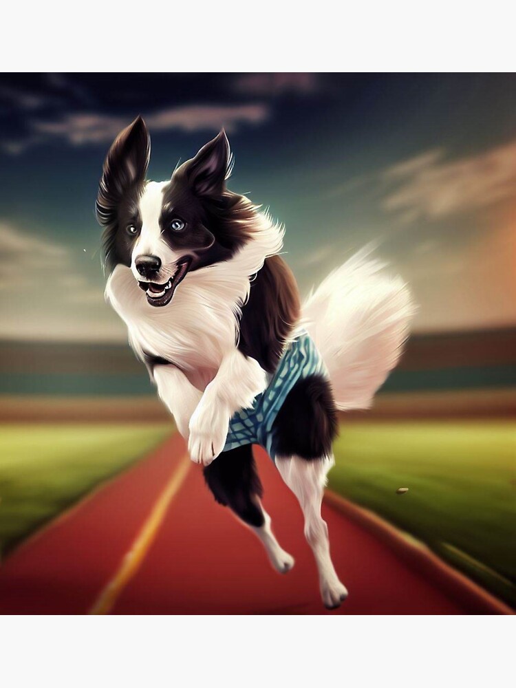 Border colie portrait | Sticker sold by Sebulba*kuwait | SKU 43789866