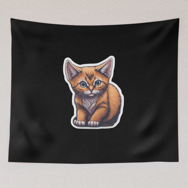 Item preview, Burmese cat (Sticker and Print Out) designed and sold by Sir Elgin Ortiz.