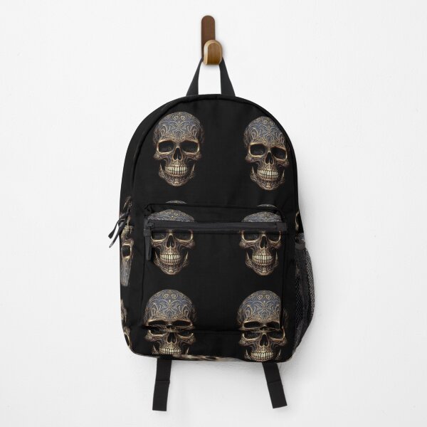 Item preview, Goth Skull with Ornate Pattern designed and sold by TheMerch-er.