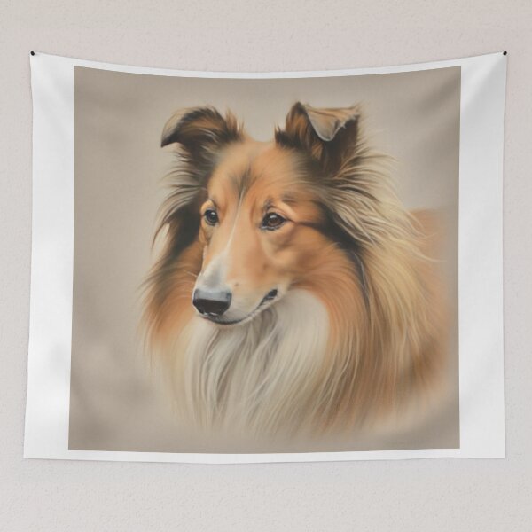 Item preview, Enchanting Colored Pencil Collie (Lassie) Artwork designed and sold by printmeartfully.