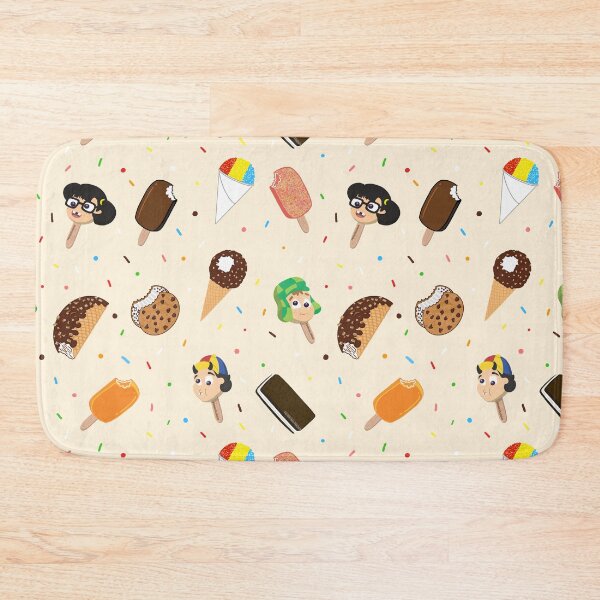 Item preview, Latino Summer Ice Cream Pattern Vanilla Cream Background  designed and sold by Francielandia.