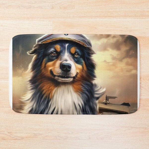 Item preview, Australian Sheppard portrait  designed and sold by Witty-Kids.