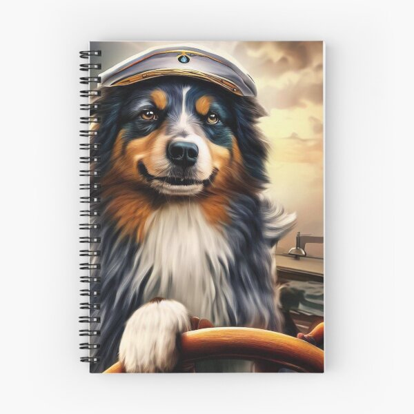 Item preview, Australian Sheppard portrait  designed and sold by Witty-Kids.