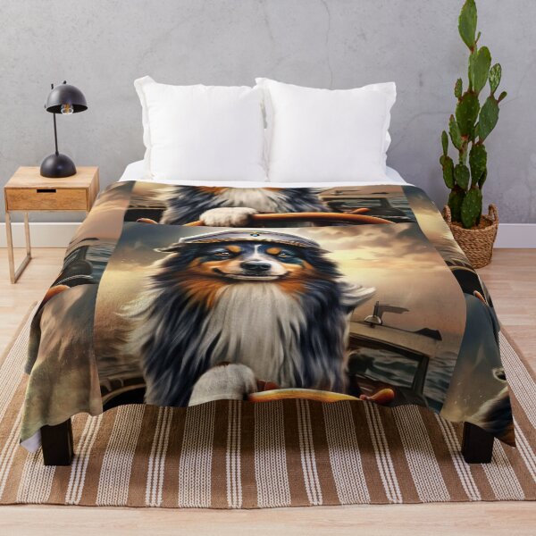 Item preview, Australian Sheppard portrait  designed and sold by Witty-Kids.