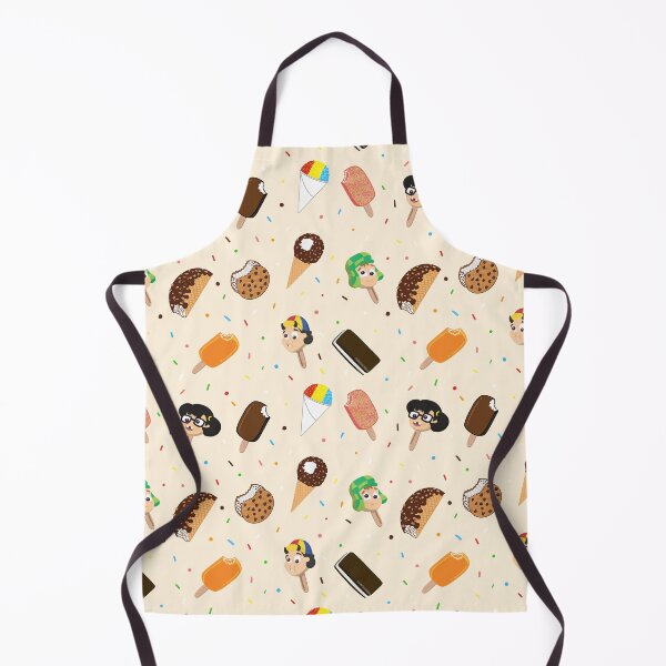 Item preview, Latino Summer Ice Cream Pattern Vanilla Cream Background designed and sold by Francielandia.