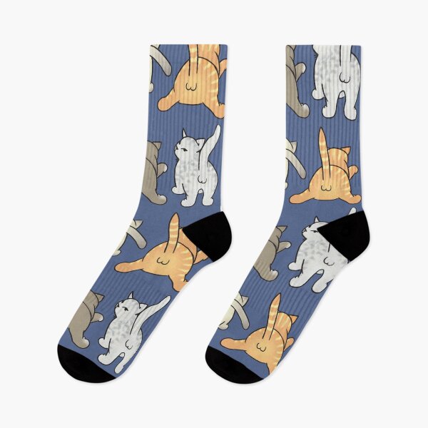 Item preview, Funny Cat Butts with Balls Colored Pattern II designed and sold by ViewerEqualsPhoton.