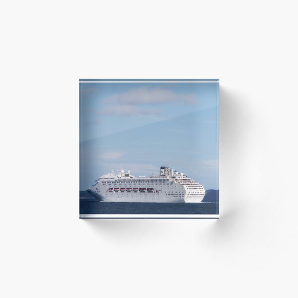 P & O Pacific Dawn at Moreton Bay Acrylic Block