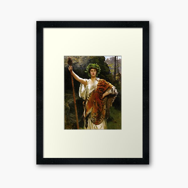 Vista previa del artículo con la obra «Una sacerdotisa de Baco - John Collier», diseñado y vendido por forgottenbeauty.