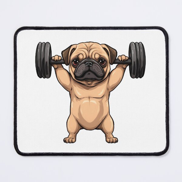 Item preview, Pug Weightlifting designed and sold by lavroshh.