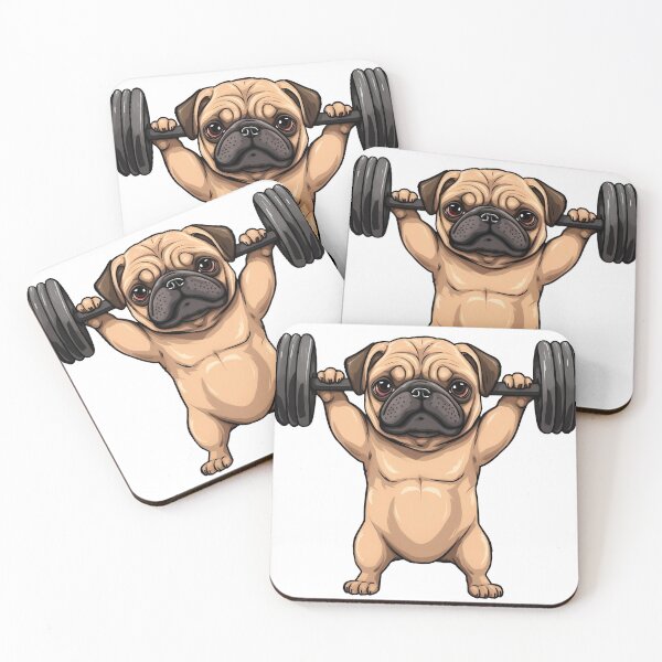 Item preview, Pug Weightlifting designed and sold by lavroshh.
