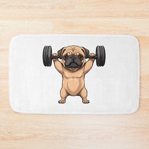 Item preview, Pug Weightlifting designed and sold by lavroshh.