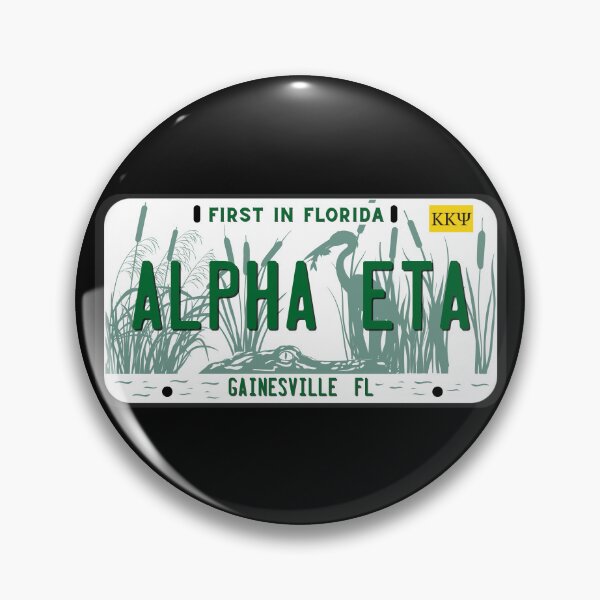 Item preview, Alpha Eta License Plate designed and sold by kkpsiah.