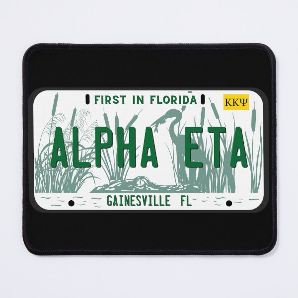 Item preview, Alpha Eta License Plate designed and sold by kkpsiah.