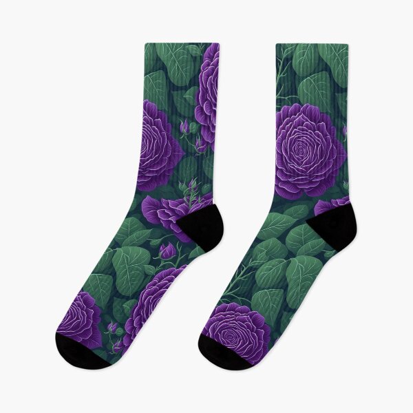 Item preview, Digital Art of a Wild Purple Roses designed and sold by EarthlyLiving.
